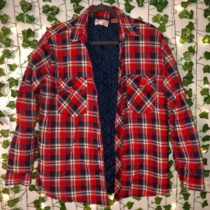 Vintage Oversized Flannel Jacket